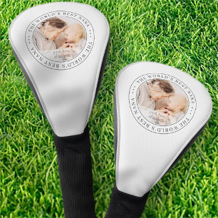The World's Best Nana Classic Simple Photo Golf Head Cover