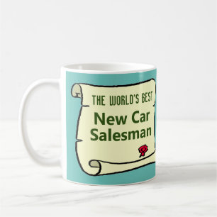 The World's Best New Car Salesman. Coffee Mug