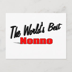 The World's Best Nonno Postcard