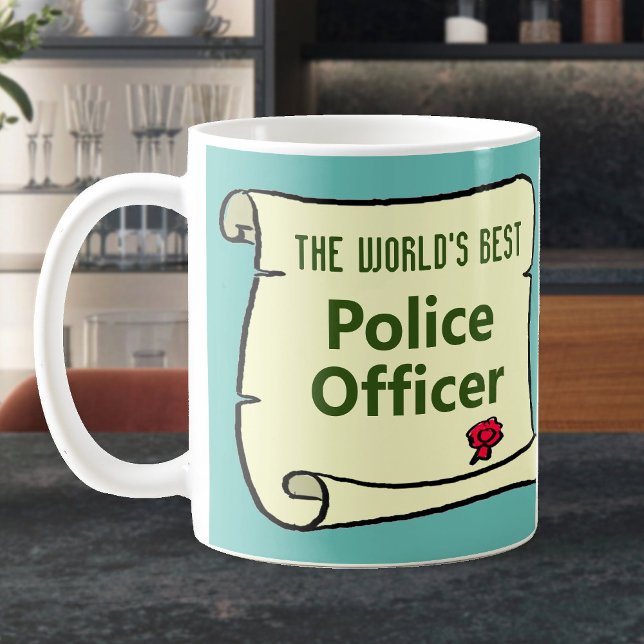 The World's Best Police Officer. Coffee Mug (Creator Uploaded)