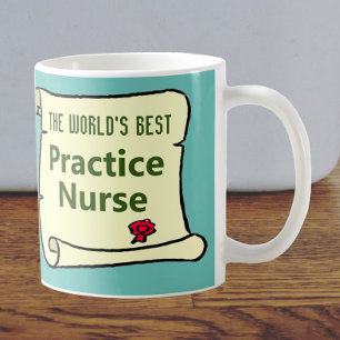 The World's Best Practice Nurse. Coffee Mug