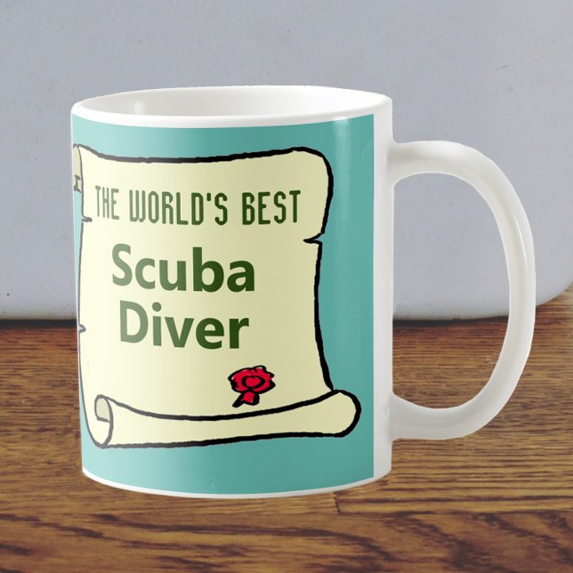 The World's Best Scuba Diver. Coffee Mug (Creator Uploaded)