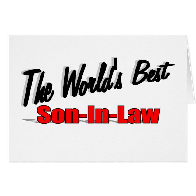 The World's Best Son-In-Law (Front Horizontal)