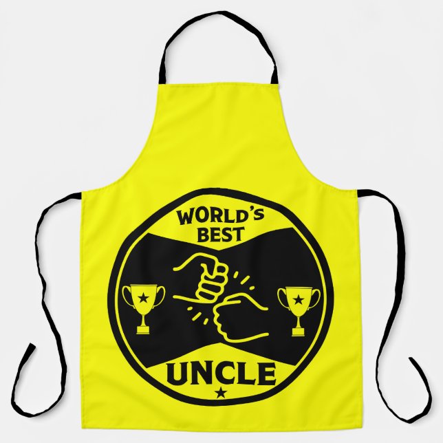 The worlds Best Uncle Apron (Front)