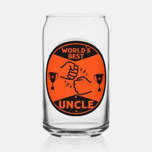 The worlds Best Uncle Can Glass