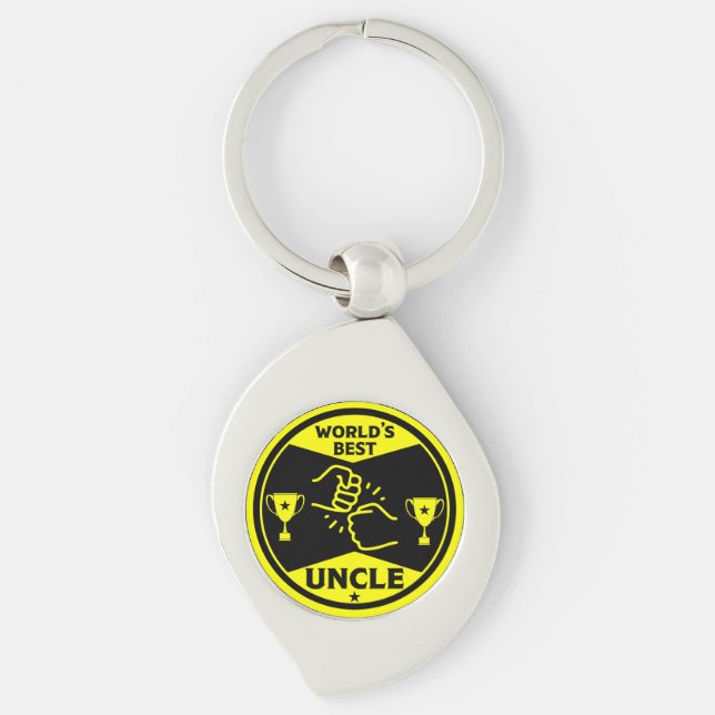 The worlds Best Uncle Key Ring (Front)