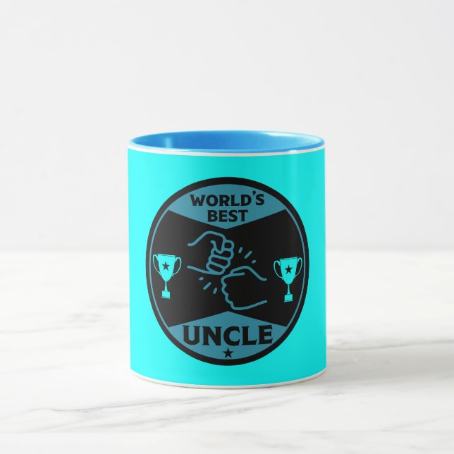 The worlds Best Uncle Mug (Center)