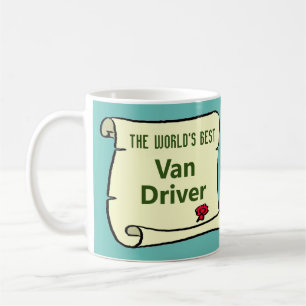 The World's Best Van Driver. Coffee Mug