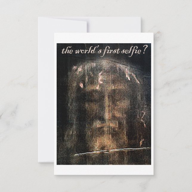 The World's First Selfie? Thank You Card (Front)