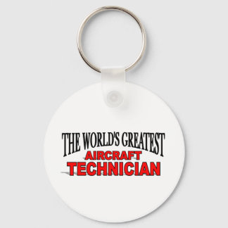 The World's Greatest Aircraft Technician Key Ring
