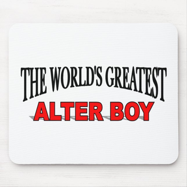 The World's Greatest Alter Boy Mouse Mat (Front)