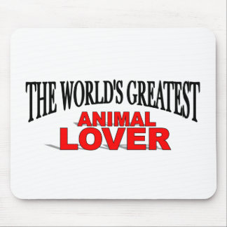 The World's Greatest Animal Lover Mouse Mat