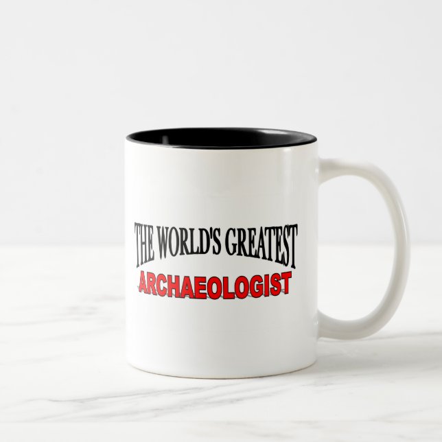 The World's Greatest Archaeologist Two-Tone Coffee Mug (Right)