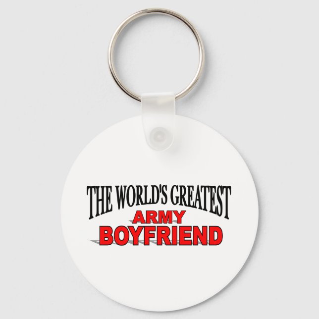 The World's Greatest Army Boyfriend Key Ring (Front)