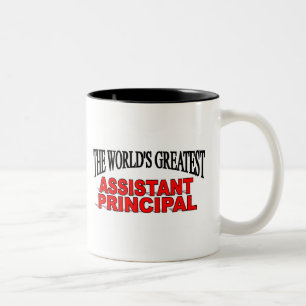 The World's Greatest Assistant Principal Two-Tone Coffee Mug
