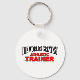 The World's Greatest Athletic Trainer Key Ring