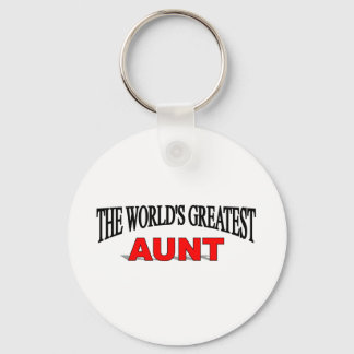 The World's Greatest Aunt Key Ring