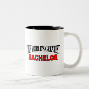 The World's Greatest Bachelor Two-Tone Coffee Mug