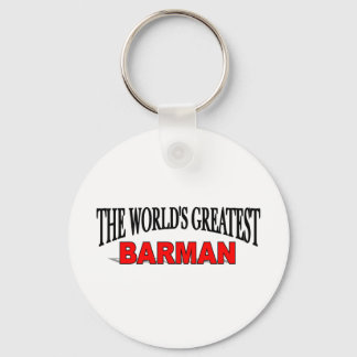 The World's Greatest Barman Key Ring
