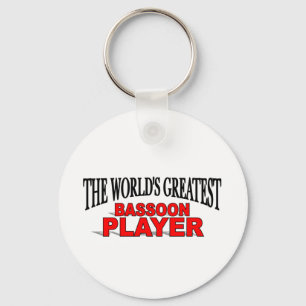 The World's Greatest Bassoon Player Key Ring