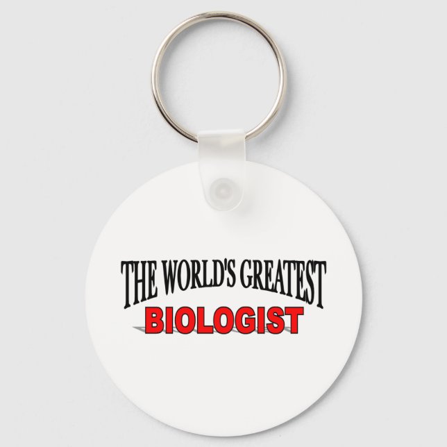 The World's Greatest Biologist Key Ring (Front)