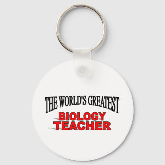 The World's Greatest Biology Teacher Key Ring