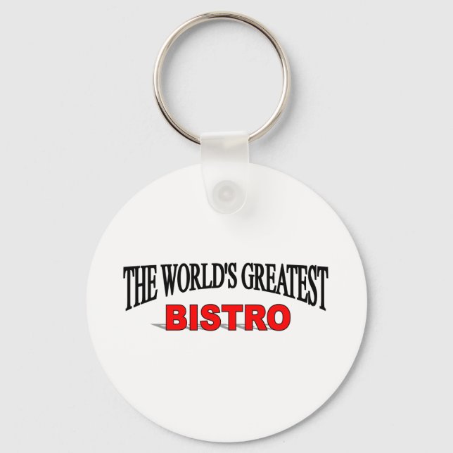 The World's Greatest Bistro Key Ring (Front)