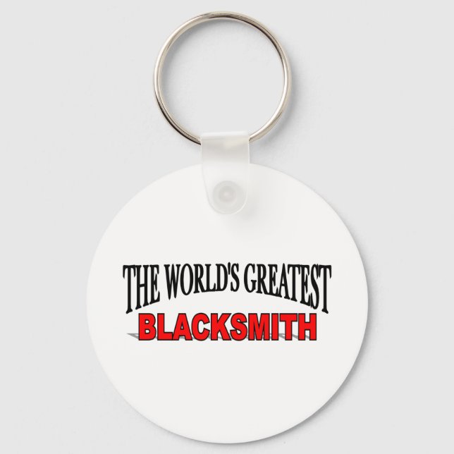 The World's Greatest Blacksmith Key Ring (Front)