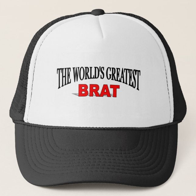 The World's Greatest Brat Trucker Hat (Front)