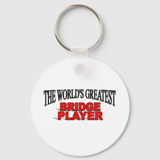 The World's Greatest Bridge Player Key Ring