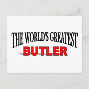 The World's Greatest Butler Postcard