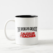 The World's Greatest Calculus Teacher Two-Tone Coffee Mug (Left)