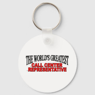 The World's Greatest Call Centre Representative Key Ring