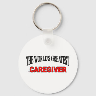 The World's Greatest Caregiver Key Ring