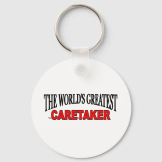 The World's Greatest Caretaker Key Ring