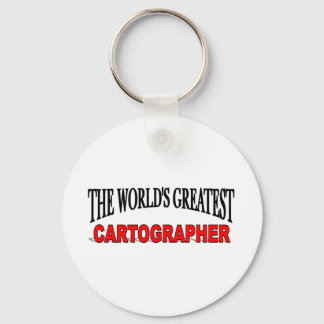 The World's Greatest Cartographer Key Ring
