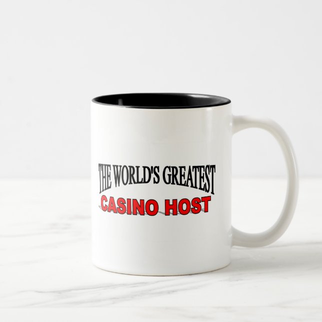 The World's Greatest Casino Host Two-Tone Coffee Mug (Right)