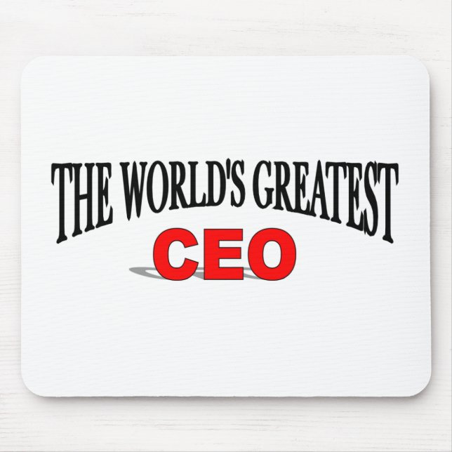The World's Greatest CEO Mouse Mat (Front)