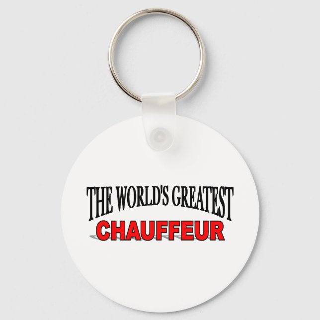 The World's Greatest Chauffeur Key Ring (Front)