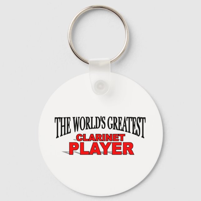 The World's Greatest Clarinet Player Key Ring (Front)