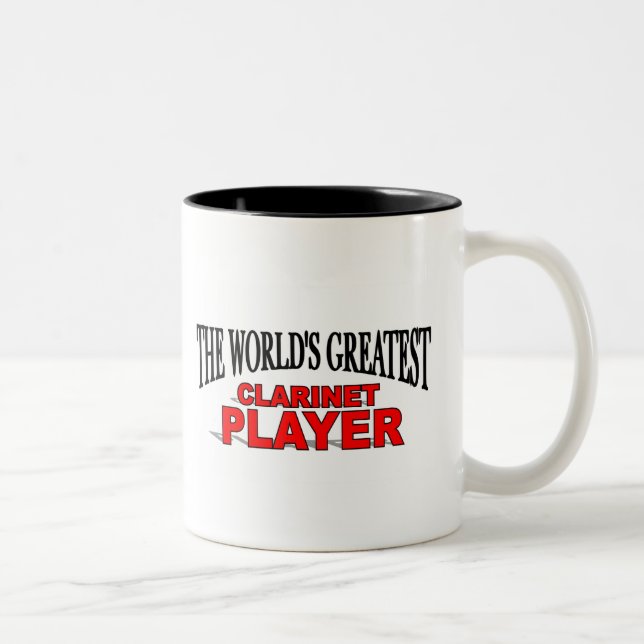 The World's Greatest Clarinet Player Two-Tone Coffee Mug (Right)