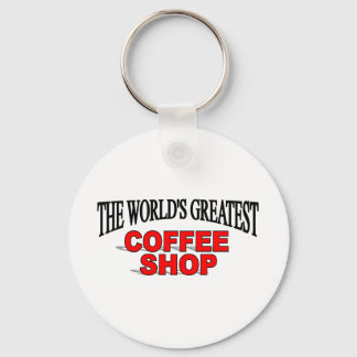 The World's Greatest Coffee Shop Key Ring
