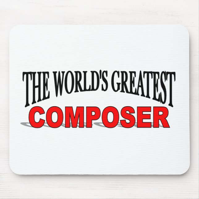 The World's Greatest Composer Mouse Mat (Front)