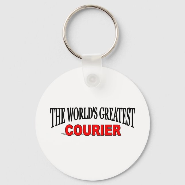 The World's Greatest Courier Key Ring (Front)