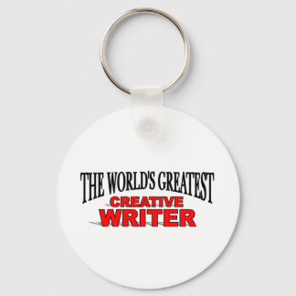 The World's Greatest Creative Writer Key Ring