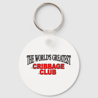 The World's Greatest Cribbage Club Key Ring