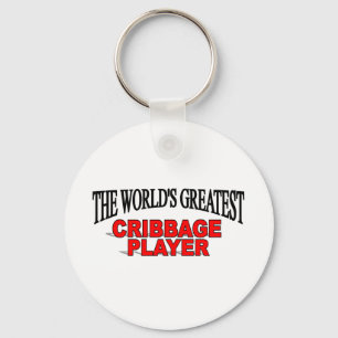 The World's Greatest Cribbage Player Key Ring