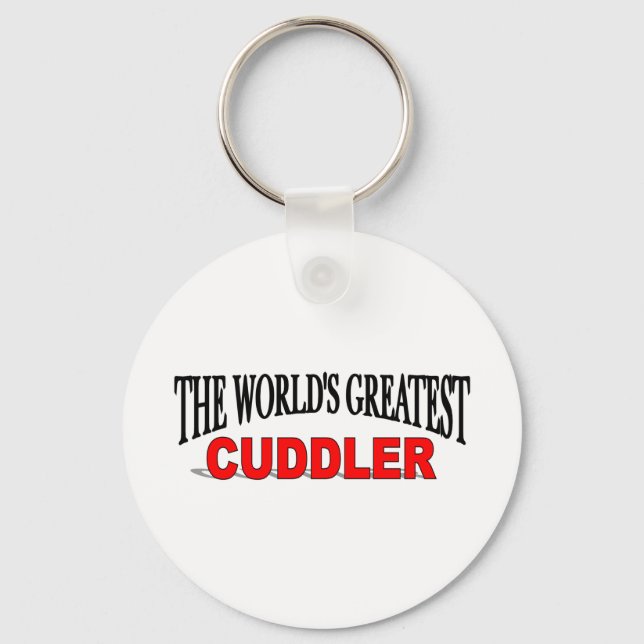 The World's Greatest Cuddler Key Ring (Front)