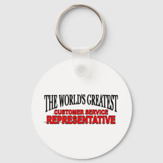 The World's Greatest Customer Service Representati Key Ring