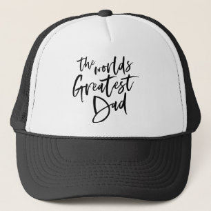 The worlds greatest dad fathers day trucker hat